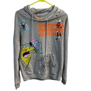 Nickelodeon‎ 90s Hoodie Rugrats Rocket Power Invader Zim vintage Medium NWT Y2K